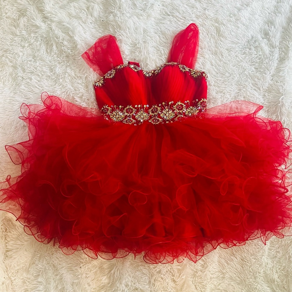 Fiesta Red Kids Formal Dress